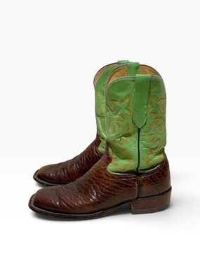 Men's Vintage Cowtown #3504 Bullhide leather Western Boots Size 11D